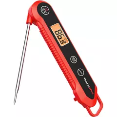 ThermoPro TP03H Digital Instant-Read Food Thermometer with Backlight & Magnetic Back