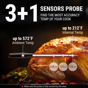 ThermoPro TP980 TempSpike Pro Wi-Fi vleesthermometer - 1 sonde